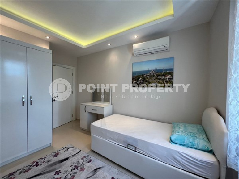 Готовая к проживанию, трехкомнатная квартира, 100м², в районе Алании - Тосмур, в 400м до моря-id-2097-фото-10