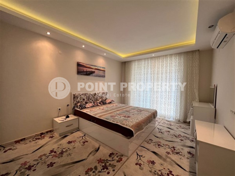 Готовая к проживанию, трехкомнатная квартира, 100м², в районе Алании - Тосмур, в 400м до моря-id-2097-фото-12