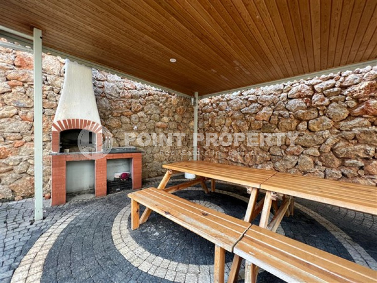 Готовая к проживанию, трехкомнатная квартира, 100м², в районе Алании - Тосмур, в 400м до моря-id-2097-фото-20