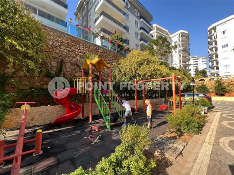 Готовая к проживанию, трехкомнатная квартира, 100м², в районе Алании - Тосмур, в 400м до моря-id-2097-фото-32