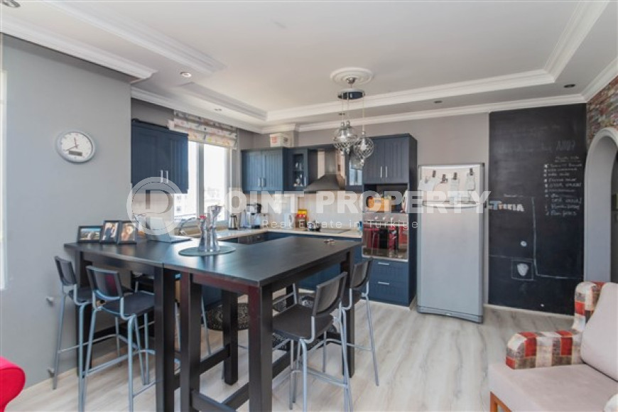 Квартира 3+1, 125м², с дизайнерским интерьером в районе Алании Тосмур, 650м от моря-id-2099-фото-7