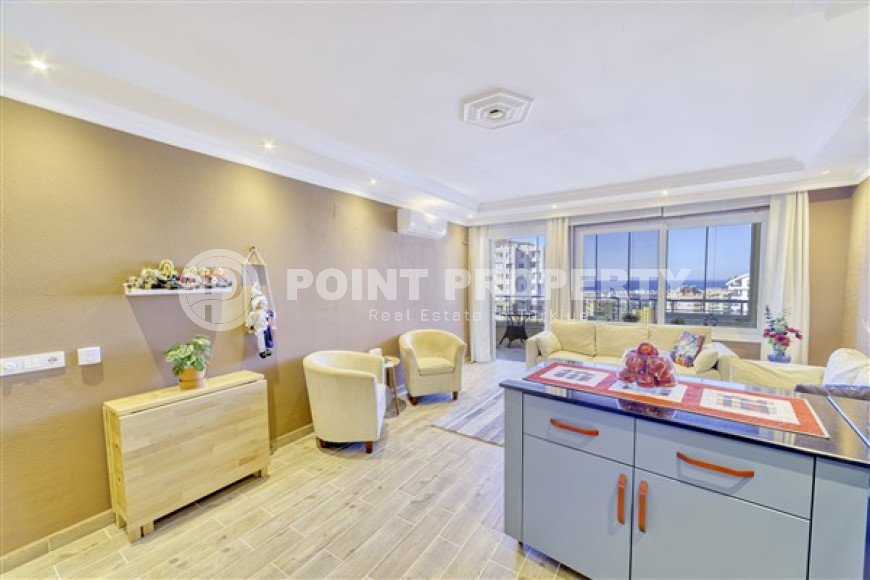 Просторная трехкомнатная квартира, 120м², в уютной резиденции в 550м от моря в районе Алании Тосмур-id-2104-фото-4