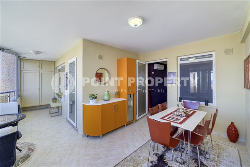 Просторная трехкомнатная квартира, 120м², в уютной резиденции в 550м от моря в районе Алании Тосмур-id-2104-фото-6