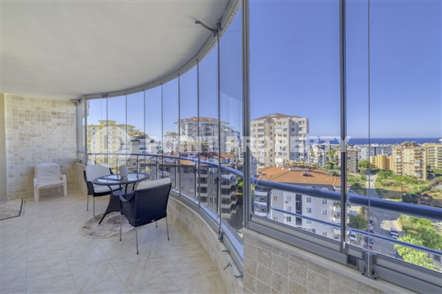 Просторная трехкомнатная квартира, 120м², в уютной резиденции в 550м от моря в районе Алании Тосмур-id-2104-фото-8