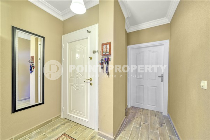 Просторная трехкомнатная квартира, 120м², в уютной резиденции в 550м от моря в районе Алании Тосмур-id-2104-фото-9