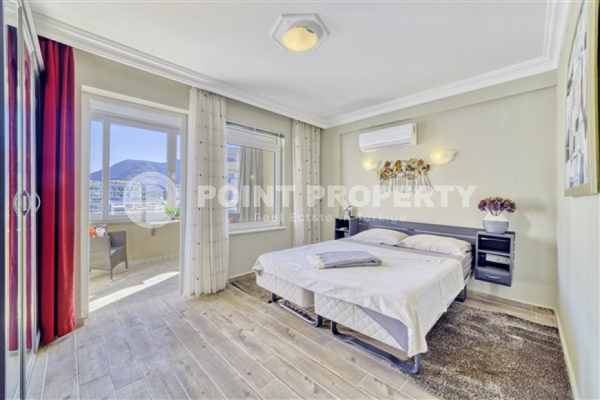 Просторная трехкомнатная квартира, 120м², в уютной резиденции в 550м от моря в районе Алании Тосмур-id-2104-фото-12