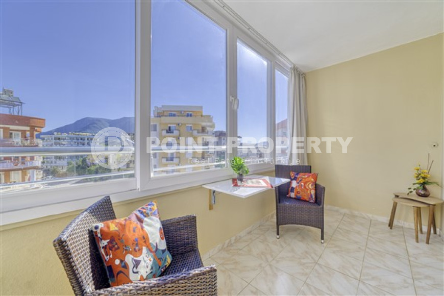 Просторная трехкомнатная квартира, 120м², в уютной резиденции в 550м от моря в районе Алании Тосмур-id-2104-фото-15