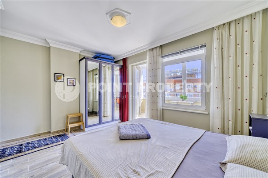 Просторная трехкомнатная квартира, 120м², в уютной резиденции в 550м от моря в районе Алании Тосмур-id-2104-фото-16