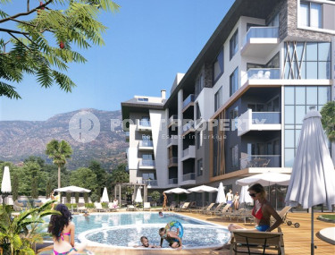 One-room apartment, 56 m², fully finished in a cozy complex with infrastructure in the Oba area.-id-2105-photo-2