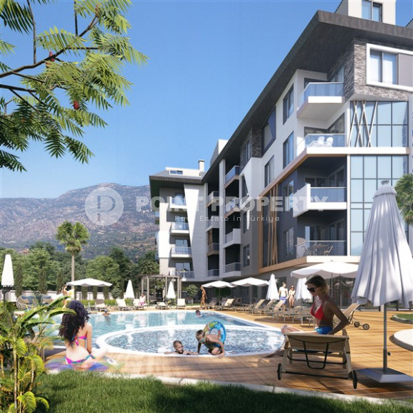 One-room apartment, 56 m², fully finished in a cozy complex with infrastructure in the Oba area.-id-2105-photo-2