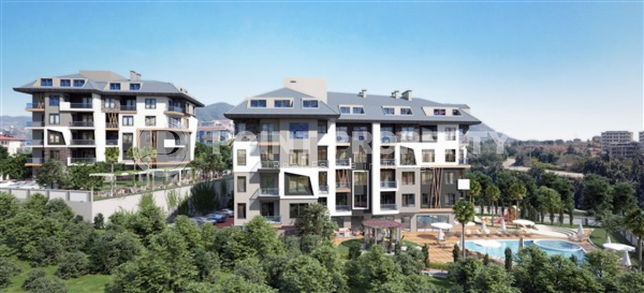 One-room apartment, 56 m², fully finished in a cozy complex with infrastructure in the Oba area.-id-2105-photo-9