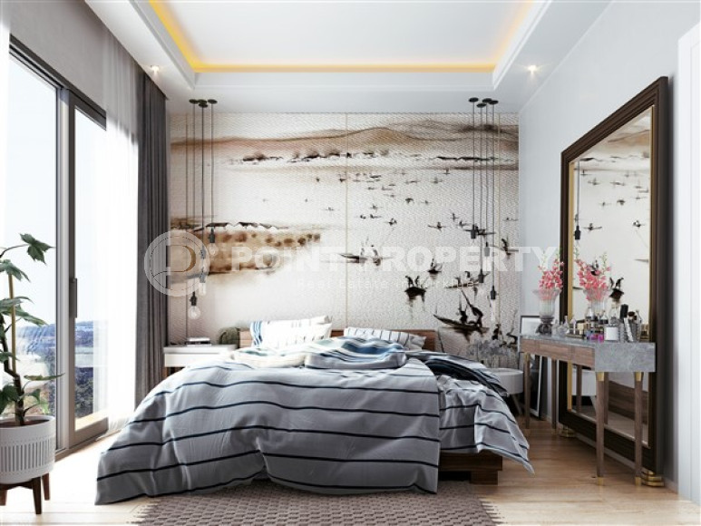 One-room apartment, 56 m², fully finished in a cozy complex with infrastructure in the Oba area.-id-2105-photo-22