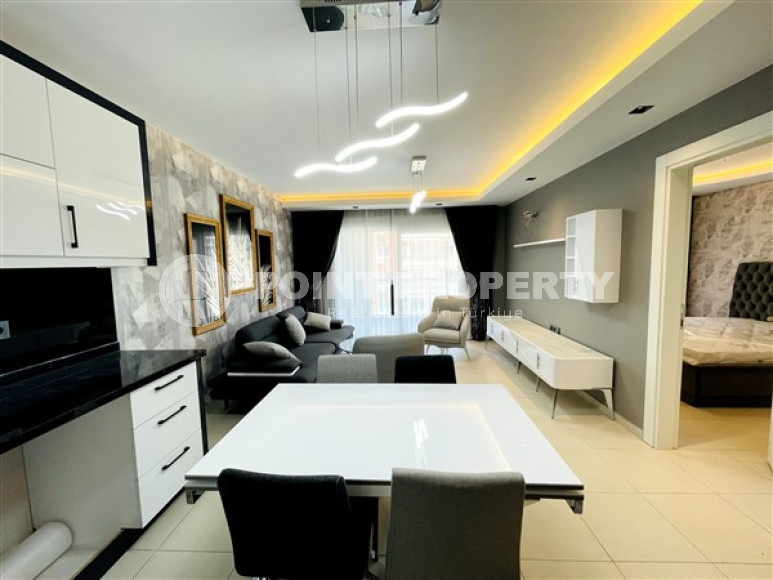 Просторная меблированная двухкомнатная квартира,65м², в центре Махмутлара, в 300м от побережья-id-2106-фото-3