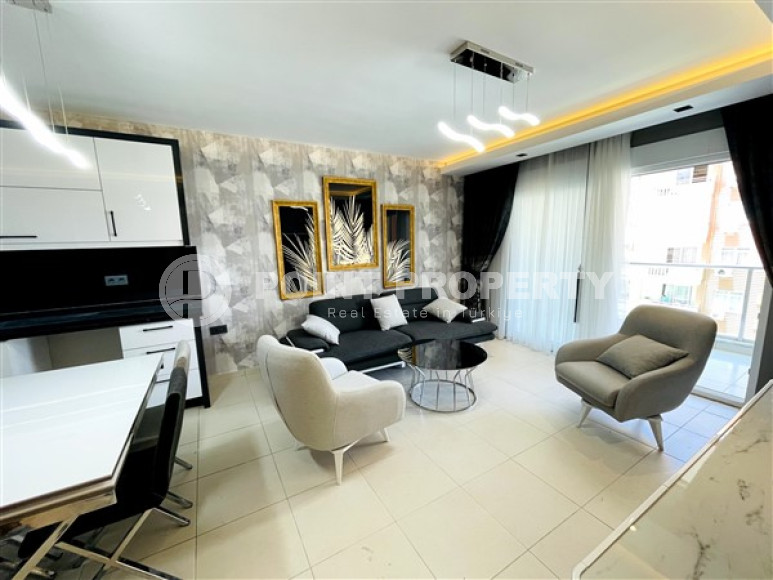 Просторная меблированная двухкомнатная квартира,65м², в центре Махмутлара, в 300м от побережья-id-2106-фото-5