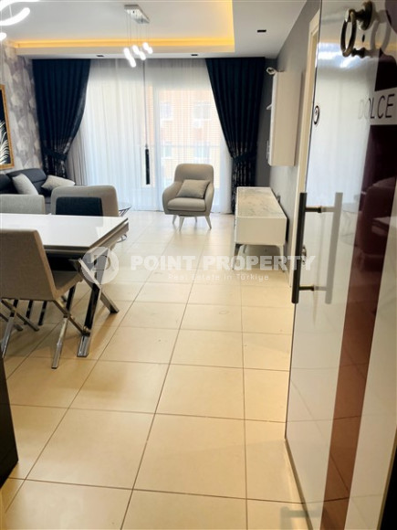 Просторная меблированная двухкомнатная квартира,65м², в центре Махмутлара, в 300м от побережья-id-2106-фото-6