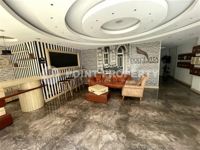 Просторная меблированная двухкомнатная квартира,65м², в центре Махмутлара, в 300м от побережья-id-2106-фото-13