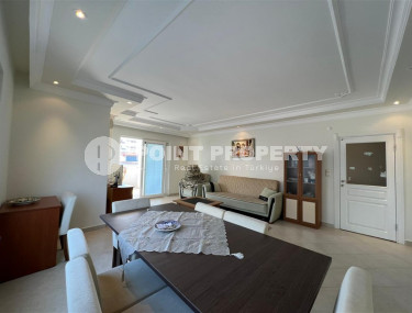 Three-room apartment, 110m², with mountain views, 700m from the sea, in Cikcilli area, Alanya-id-2114-photo-2