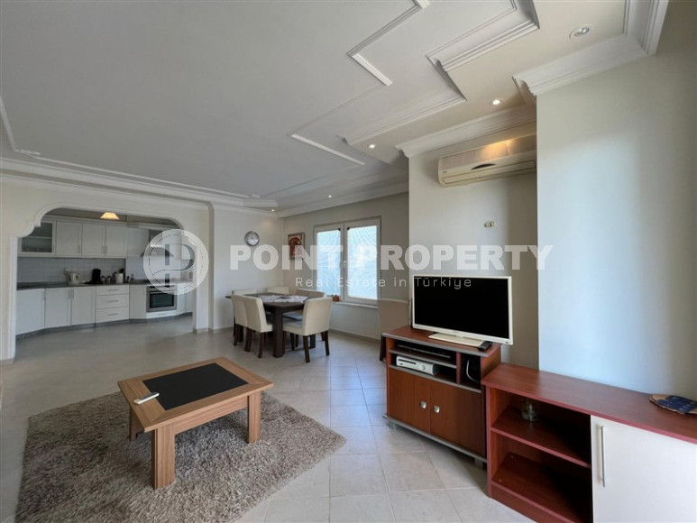 Three-room apartment, 110m², with mountain views, 700m from the sea, in Cikcilli area, Alanya-id-2114-photo-4