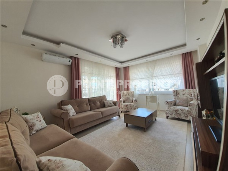 Трехкомнатная квартира, 110м², в уютной резиденции с бассейном, в центре Алании-id-2116-фото-2