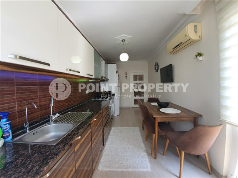 Трехкомнатная квартира, 110м², в уютной резиденции с бассейном, в центре Алании-id-2116-фото-6