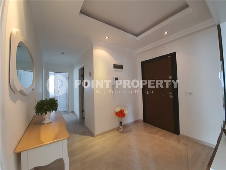 Трехкомнатная квартира, 110м², в уютной резиденции с бассейном, в центре Алании-id-2116-фото-8