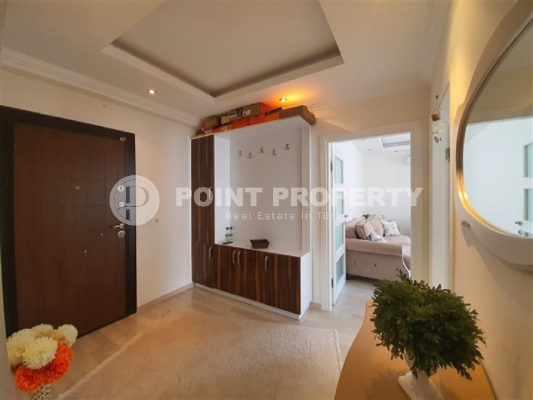 Трехкомнатная квартира, 110м², в уютной резиденции с бассейном, в центре Алании-id-2116-фото-9