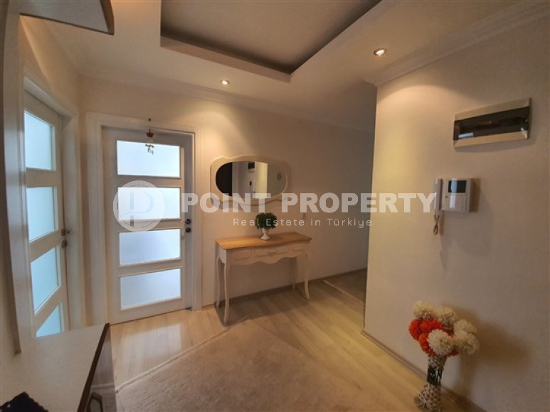 Трехкомнатная квартира, 110м², в уютной резиденции с бассейном, в центре Алании-id-2116-фото-10