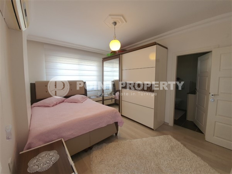 Трехкомнатная квартира, 110м², в уютной резиденции с бассейном, в центре Алании-id-2116-фото-16