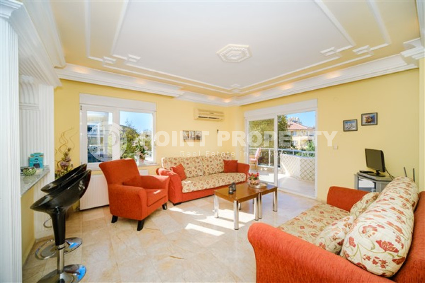 Квартира с двумя спальнями, 110м², в самом сердце Алании в комплексе с бассейном-id-2118-фото-2