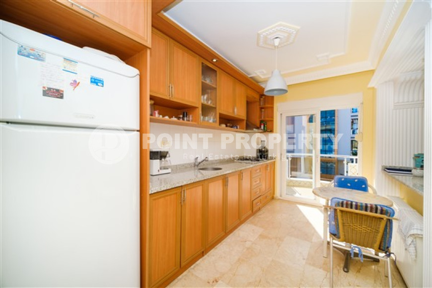 Квартира с двумя спальнями, 110м², в самом сердце Алании в комплексе с бассейном-id-2118-фото-5