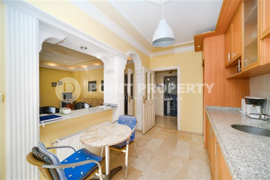 Квартира с двумя спальнями, 110м², в самом сердце Алании в комплексе с бассейном-id-2118-фото-6