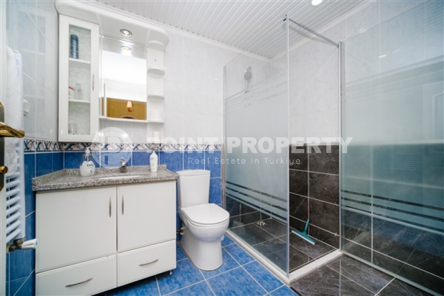 Квартира с двумя спальнями, 110м², в самом сердце Алании в комплексе с бассейном-id-2118-фото-12