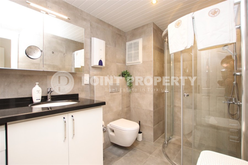 Квартира с тремя спальнями, 145м², с видом на горы в 800м от моря в районе Алании Тосмур-id-2119-фото-12