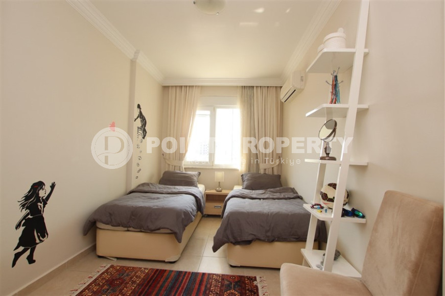 Квартира с тремя спальнями, 145м², с видом на горы в 800м от моря в районе Алании Тосмур-id-2119-фото-10