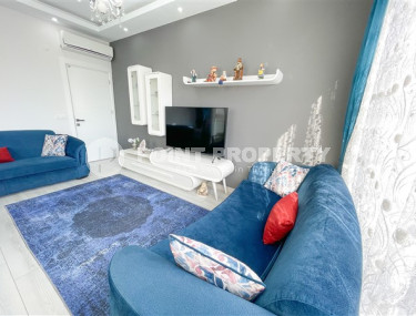 Новая меблированная квартира с двумя спальнями, 90м², в центре Алании, у пляжа Кейкубат-id-2121-фото-2