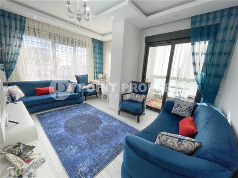 Новая меблированная квартира с двумя спальнями, 90м², в центре Алании, у пляжа Кейкубат-id-2121-фото-3