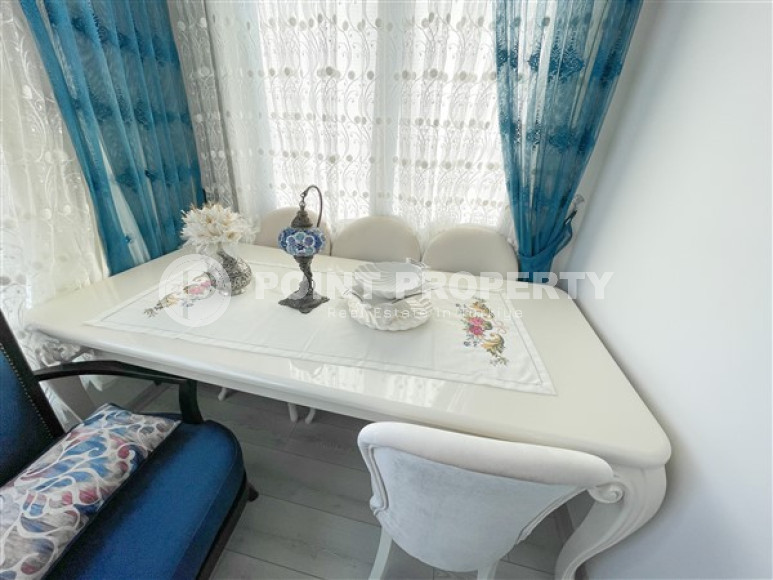 Новая меблированная квартира с двумя спальнями, 90м², в центре Алании, у пляжа Кейкубат-id-2121-фото-4