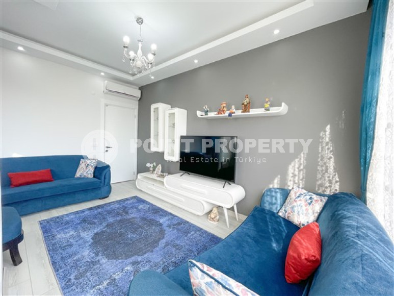 Новая меблированная квартира с двумя спальнями, 90м², в центре Алании, у пляжа Кейкубат-id-2121-фото-5