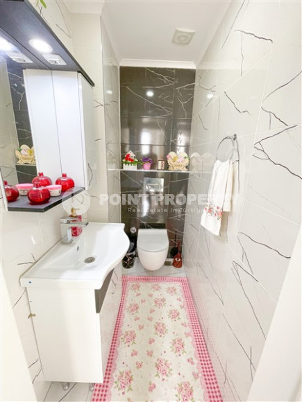 Новая меблированная квартира с двумя спальнями, 90м², в центре Алании, у пляжа Кейкубат-id-2121-фото-10