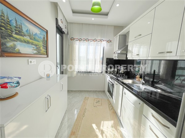 Новая меблированная квартира с двумя спальнями, 90м², в центре Алании, у пляжа Кейкубат-id-2121-фото-13