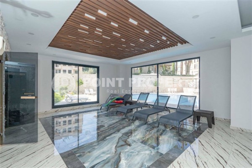 Новая меблированная квартира с двумя спальнями, 90м², в центре Алании, у пляжа Кейкубат-id-2121-фото-33