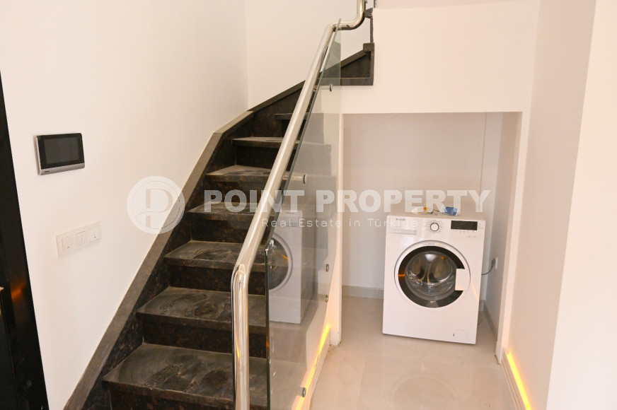 Двухуровневая квартира 2+1, 157м², с потрясающими видами в фешенебельном комплексе в Махмутларе-id-2113-фото-9