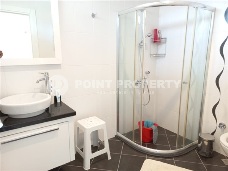 Elegant three bedroom penthouse, 140m², in Lower Oba, Alanya, in a complex with a swimming pool-id-2124-photo-9