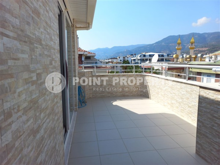 Elegant three bedroom penthouse, 140m², in Lower Oba, Alanya, in a complex with a swimming pool-id-2124-photo-22