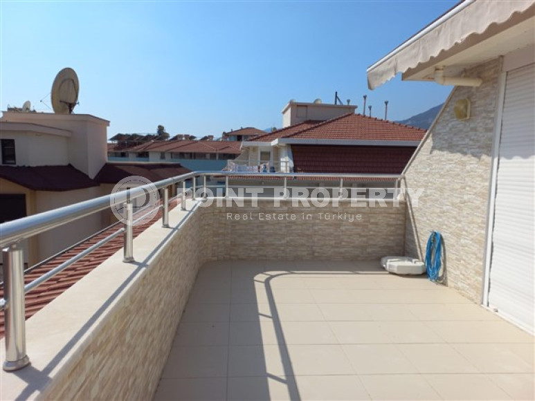 Elegant three bedroom penthouse, 140m², in Lower Oba, Alanya, in a complex with a swimming pool-id-2124-photo-23