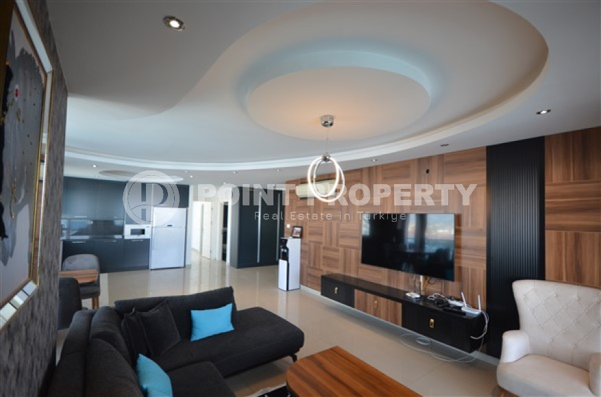 View elegant penthouse 3+1, 286m², in a residence with infrastructure in Tosmur, Alanya-id-2126-photo-12