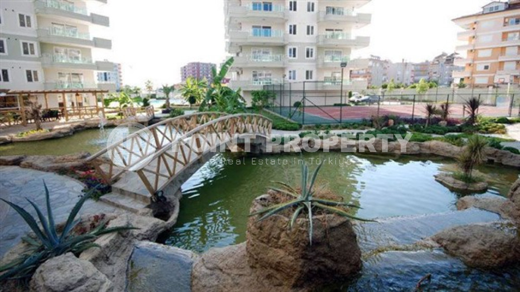 Трехкомнатная квартира, 110м², в центре района Тосмур, Алания, в комплексе с инфраструктурой-id-2128-фото-7