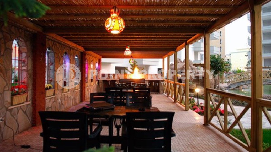 Трехкомнатная квартира, 110м², в центре района Тосмур, Алания, в комплексе с инфраструктурой-id-2128-фото-12