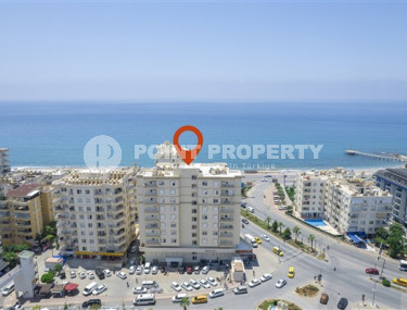 Готовая к проживанию, трехкомнатная квартира, 120м², на первой береговой линии в районе Тосмур, Алания-id-2131-фото-2