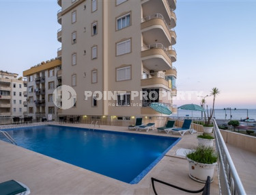 Готовая к проживанию, трехкомнатная квартира, 120м², на первой береговой линии в районе Тосмур, Алания-id-2131-фото-4